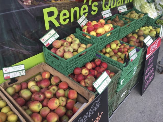 Frische Äpfel direkt vom Bauern - Quartierladen Kriens